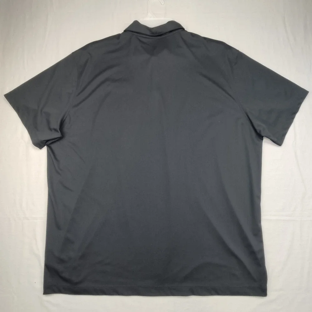 Nike Polo Shirt Mens‎ 3XL Black Peak Technologies Dri-FIT Short Sleeve Corporate